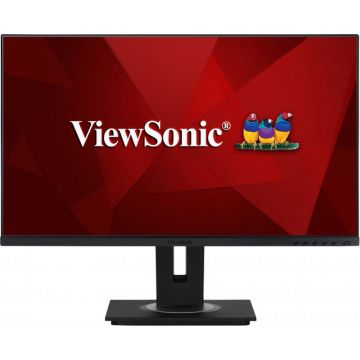 VIEWSONIC Monitor LED ViewSonic VG2756-4K 27 inch UHD IPS 5 ms 60 Hz USB-C, Negru